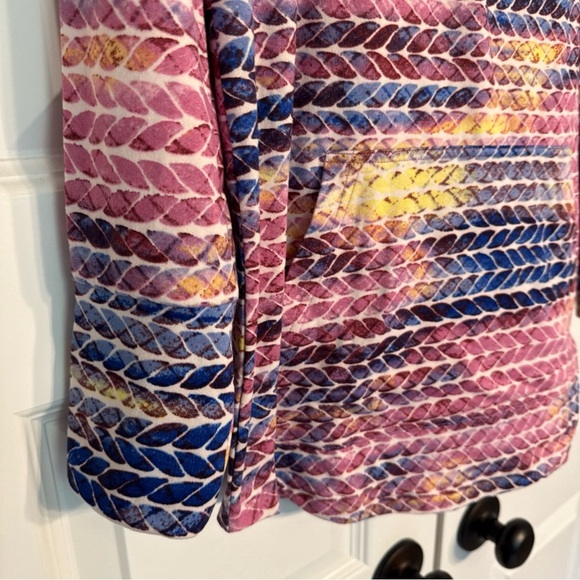 NWT LuLaRoe Small  Amber Lightweight Hoodie Unicorn Multicolor Pink - Picture 2 of 9